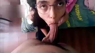Petite Latina Neighbor Blows Me For Rent