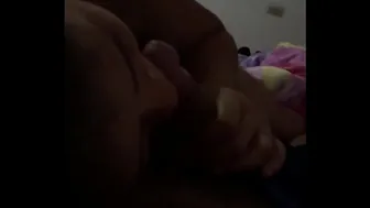 Deepthroat slut sucks dick