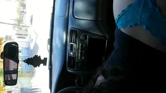 Cheeky ride with my slut wife
